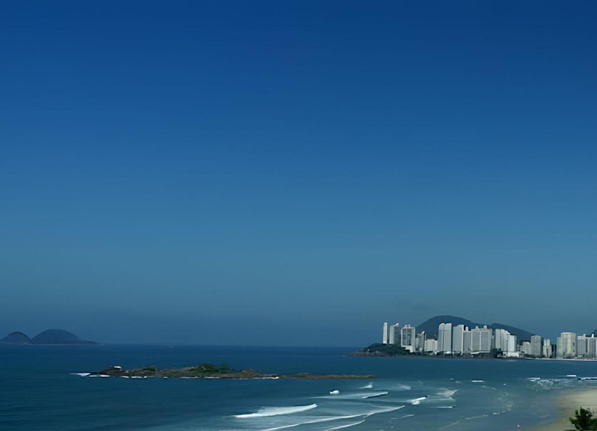 Vista-Mar - 3 Suites Com Ar Condicionado E Quarto Casal Com Ar Condicionado - 100M Da Praia Guarujá Dış mekan fotoğraf