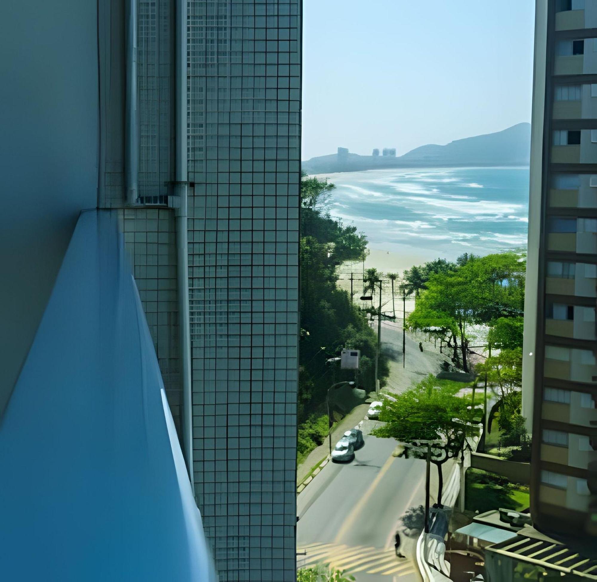 Vista-Mar - 3 Suites Com Ar Condicionado E Quarto Casal Com Ar Condicionado - 100M Da Praia Guarujá Dış mekan fotoğraf