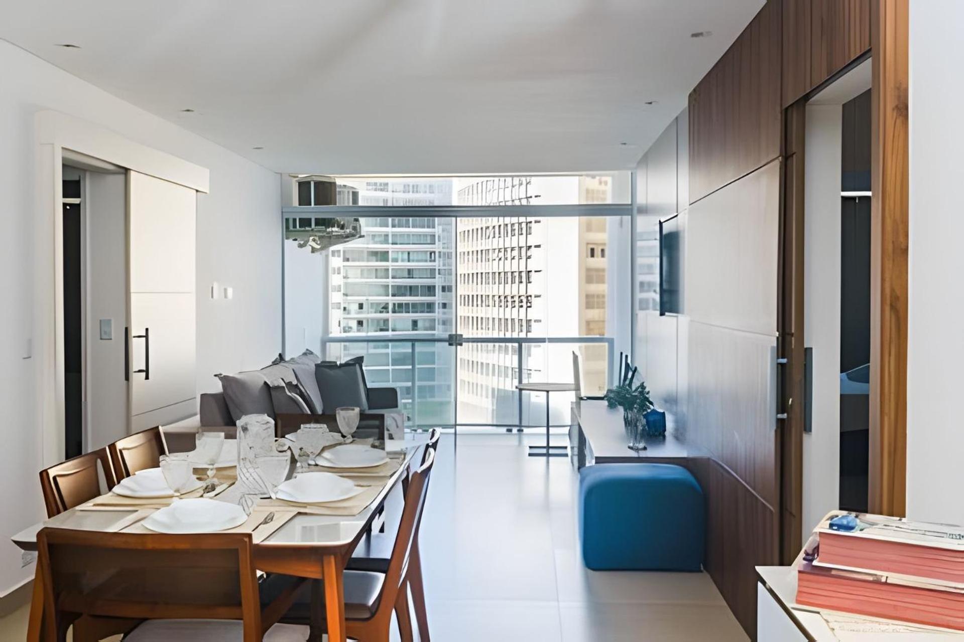 Vista-Mar - 3 Suites Com Ar Condicionado E Quarto Casal Com Ar Condicionado - 100M Da Praia Guarujá Dış mekan fotoğraf